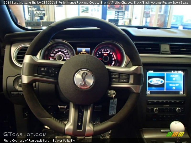  2014 Mustang Shelby GT500 SVT Performance Package Coupe Steering Wheel