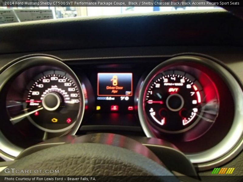  2014 Mustang Shelby GT500 SVT Performance Package Coupe Shelby GT500 SVT Performance Package Coupe Gauges