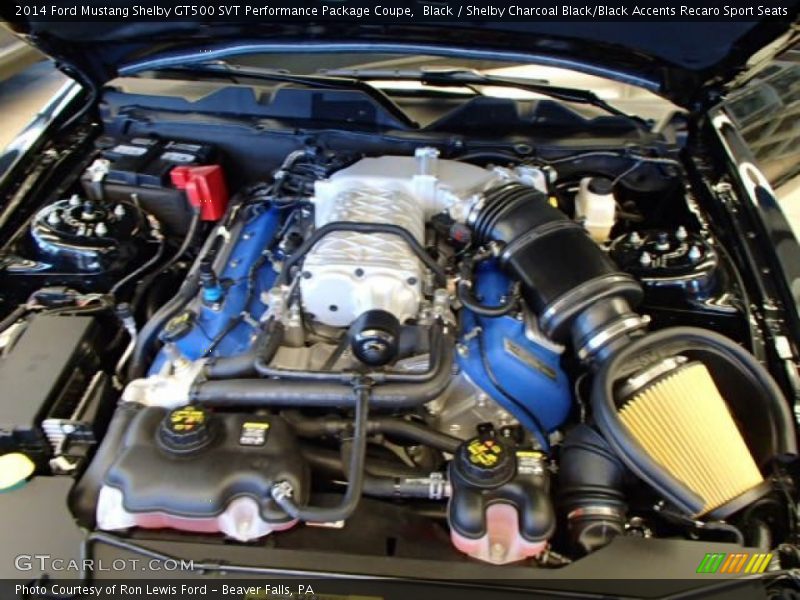  2014 Mustang Shelby GT500 SVT Performance Package Coupe Engine - 5.8 Liter SVT Supercharged DOHC 32-Valve Ti-VCT V8