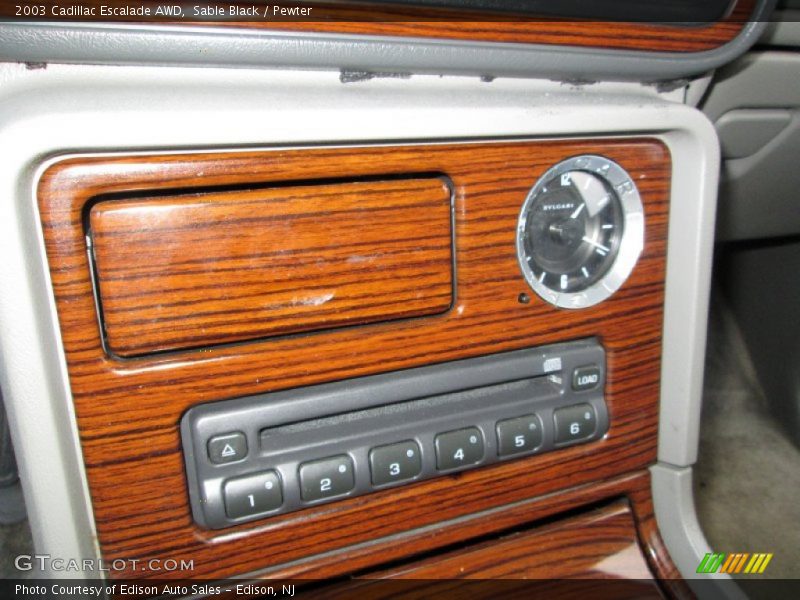 Sable Black / Pewter 2003 Cadillac Escalade AWD