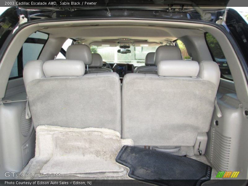 Sable Black / Pewter 2003 Cadillac Escalade AWD