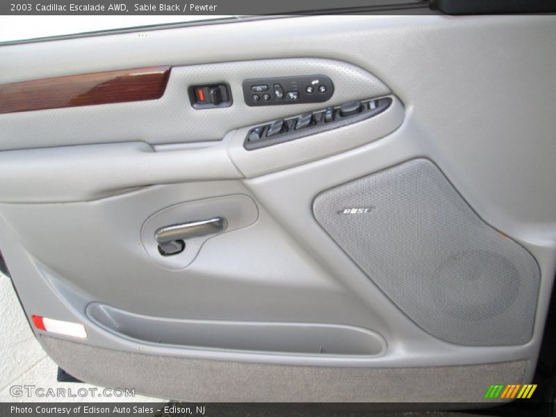 Sable Black / Pewter 2003 Cadillac Escalade AWD
