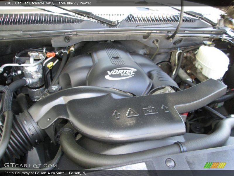 Sable Black / Pewter 2003 Cadillac Escalade AWD