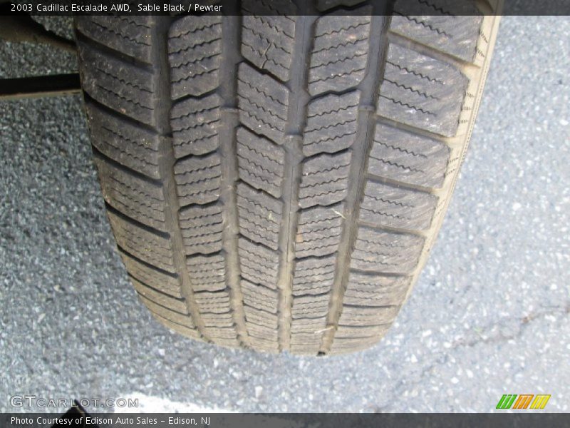 Sable Black / Pewter 2003 Cadillac Escalade AWD