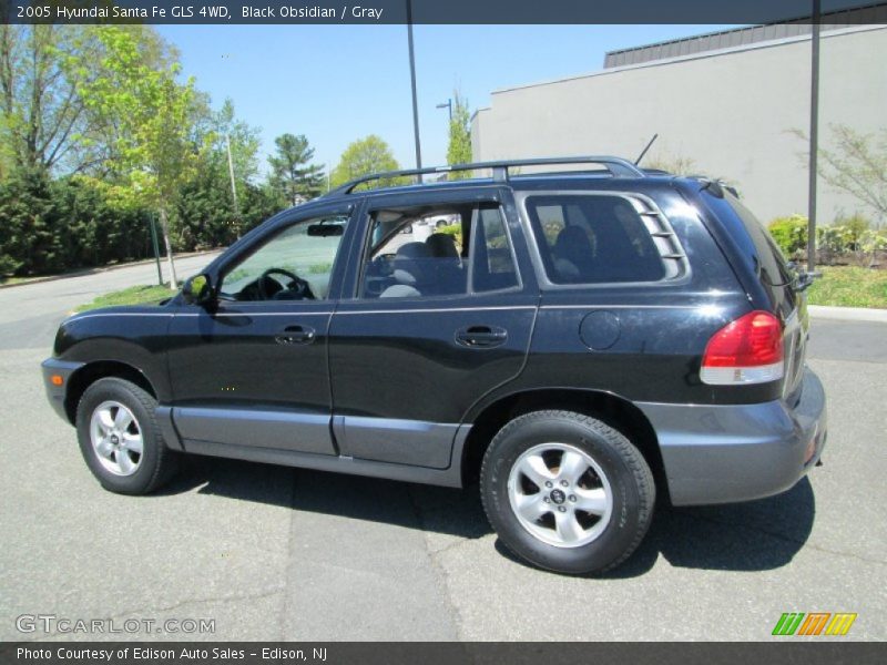 Black Obsidian / Gray 2005 Hyundai Santa Fe GLS 4WD