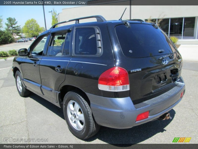 Black Obsidian / Gray 2005 Hyundai Santa Fe GLS 4WD