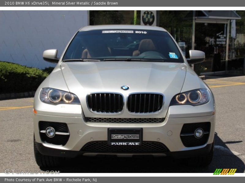 Mineral Silver Metallic / Saddle Brown 2010 BMW X6 xDrive35i