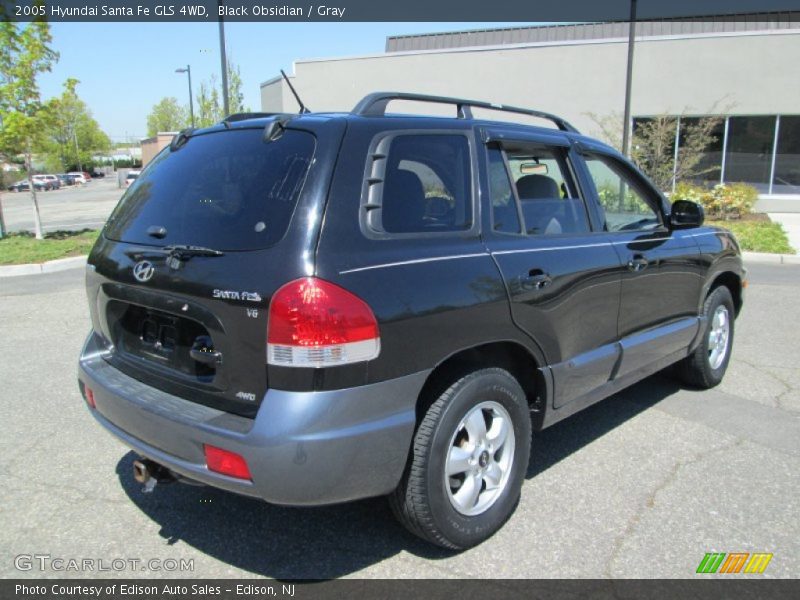 Black Obsidian / Gray 2005 Hyundai Santa Fe GLS 4WD