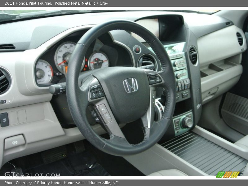 Polished Metal Metallic / Gray 2011 Honda Pilot Touring