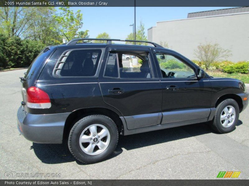 Black Obsidian / Gray 2005 Hyundai Santa Fe GLS 4WD