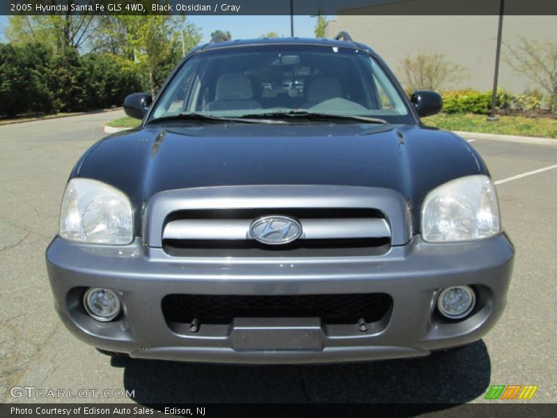 Black Obsidian / Gray 2005 Hyundai Santa Fe GLS 4WD