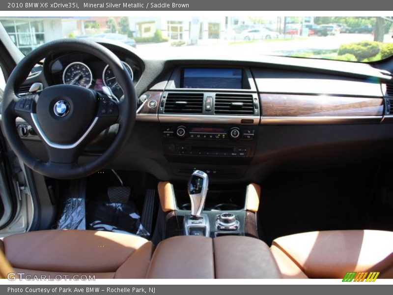 Mineral Silver Metallic / Saddle Brown 2010 BMW X6 xDrive35i