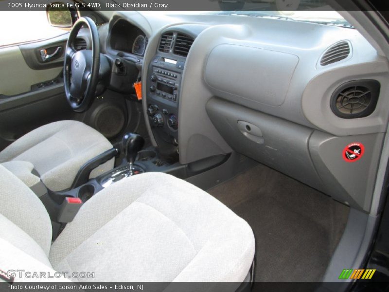Black Obsidian / Gray 2005 Hyundai Santa Fe GLS 4WD
