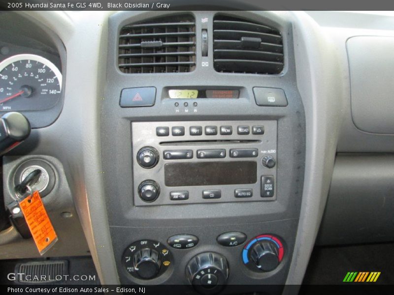 Black Obsidian / Gray 2005 Hyundai Santa Fe GLS 4WD