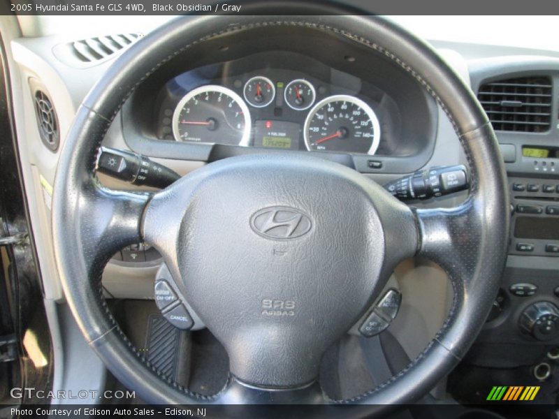 Black Obsidian / Gray 2005 Hyundai Santa Fe GLS 4WD