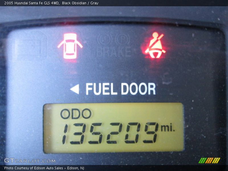 Black Obsidian / Gray 2005 Hyundai Santa Fe GLS 4WD