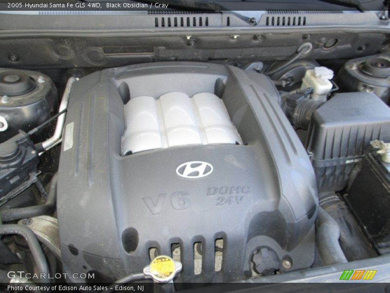 Black Obsidian / Gray 2005 Hyundai Santa Fe GLS 4WD