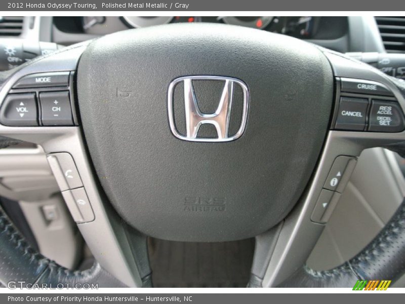 Polished Metal Metallic / Gray 2012 Honda Odyssey Touring