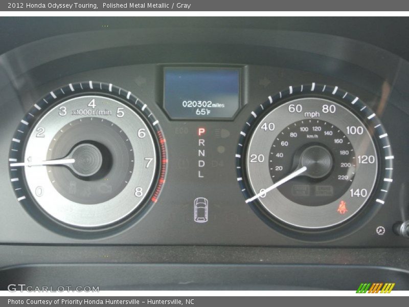 Polished Metal Metallic / Gray 2012 Honda Odyssey Touring