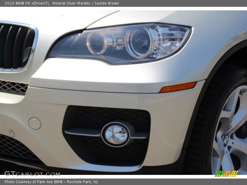 Mineral Silver Metallic / Saddle Brown 2010 BMW X6 xDrive35i