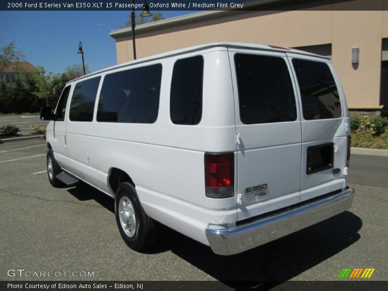 Oxford White / Medium Flint Grey 2006 Ford E Series Van E350 XLT 15 Passenger