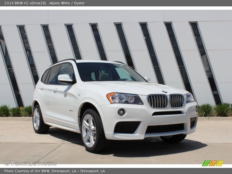 Front 3/4 View of 2014 X3 xDrive28i