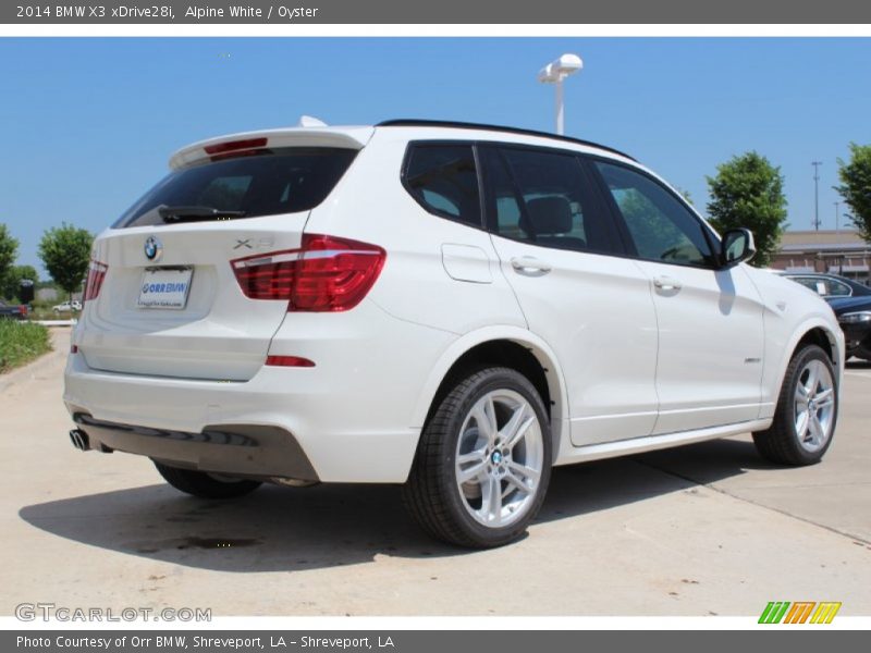 Alpine White / Oyster 2014 BMW X3 xDrive28i