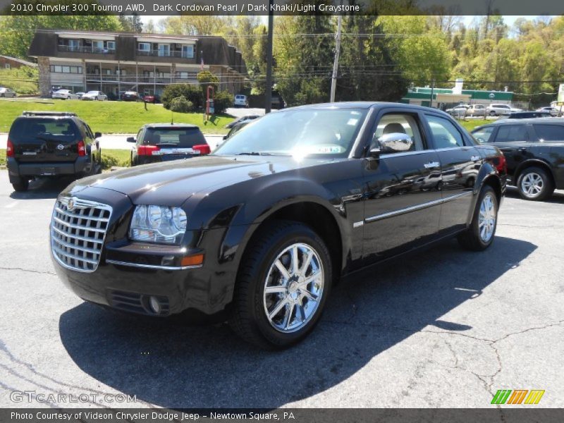Dark Cordovan Pearl / Dark Khaki/Light Graystone 2010 Chrysler 300 Touring AWD