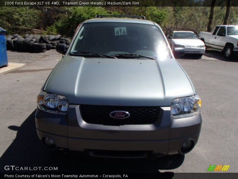 Titanium Green Metallic / Medium/Dark Flint 2006 Ford Escape XLT V6 4WD