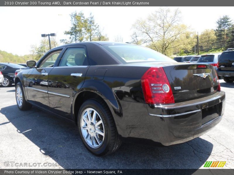 Dark Cordovan Pearl / Dark Khaki/Light Graystone 2010 Chrysler 300 Touring AWD