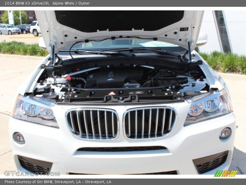 Alpine White / Oyster 2014 BMW X3 xDrive28i
