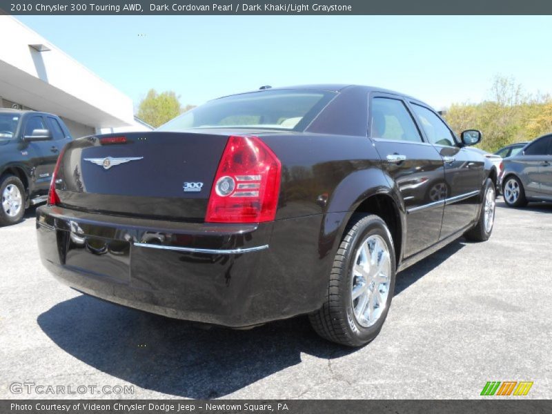 Dark Cordovan Pearl / Dark Khaki/Light Graystone 2010 Chrysler 300 Touring AWD