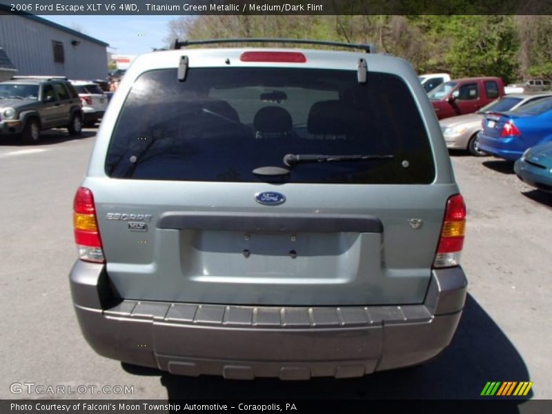 Titanium Green Metallic / Medium/Dark Flint 2006 Ford Escape XLT V6 4WD