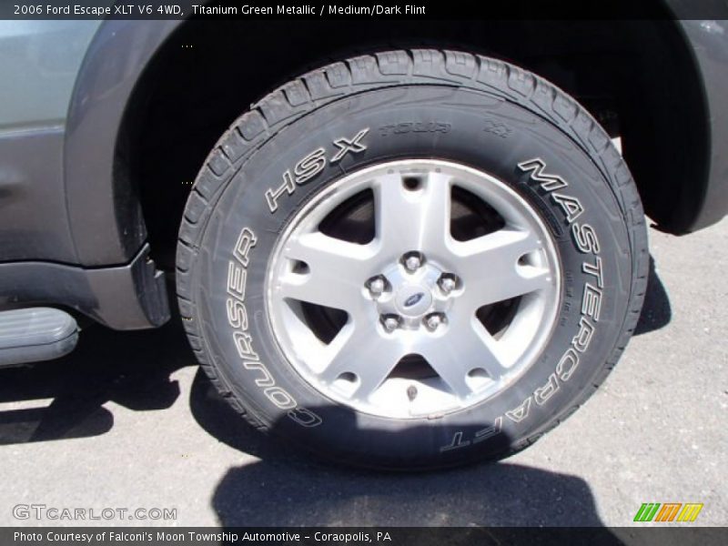 Titanium Green Metallic / Medium/Dark Flint 2006 Ford Escape XLT V6 4WD