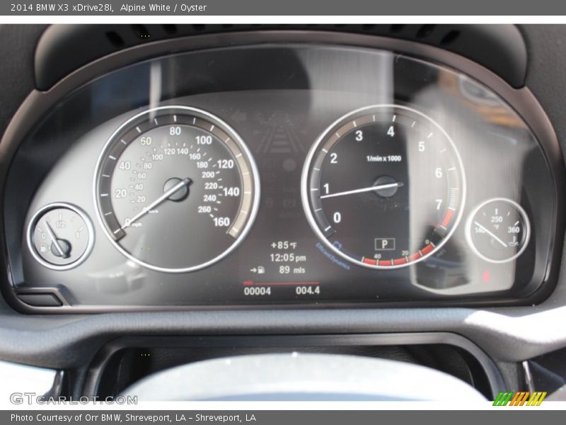 Alpine White / Oyster 2014 BMW X3 xDrive28i