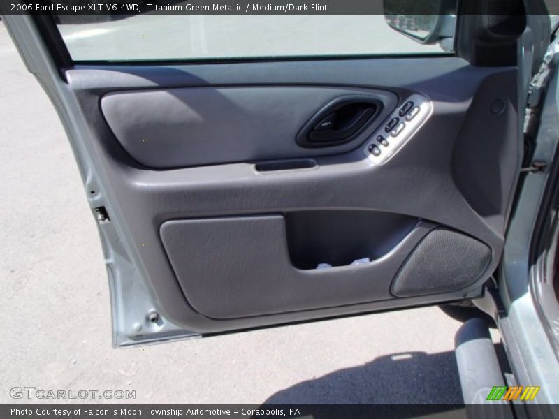 Titanium Green Metallic / Medium/Dark Flint 2006 Ford Escape XLT V6 4WD