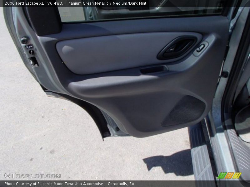 Titanium Green Metallic / Medium/Dark Flint 2006 Ford Escape XLT V6 4WD