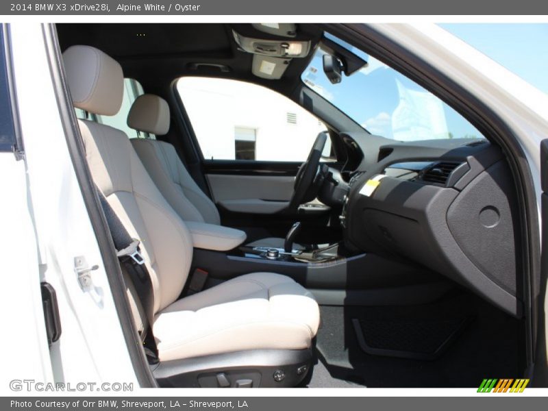 Alpine White / Oyster 2014 BMW X3 xDrive28i