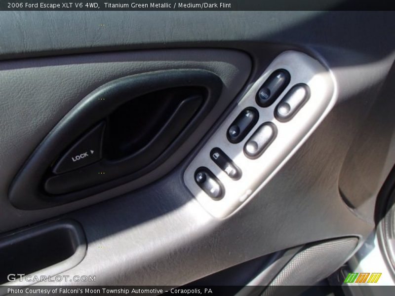 Titanium Green Metallic / Medium/Dark Flint 2006 Ford Escape XLT V6 4WD