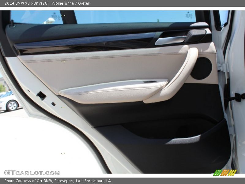 Alpine White / Oyster 2014 BMW X3 xDrive28i