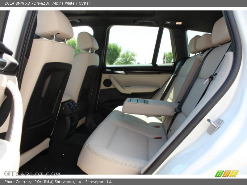 Rear Seat of 2014 X3 xDrive28i