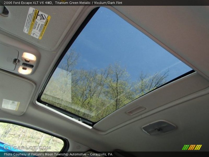 Titanium Green Metallic / Medium/Dark Flint 2006 Ford Escape XLT V6 4WD