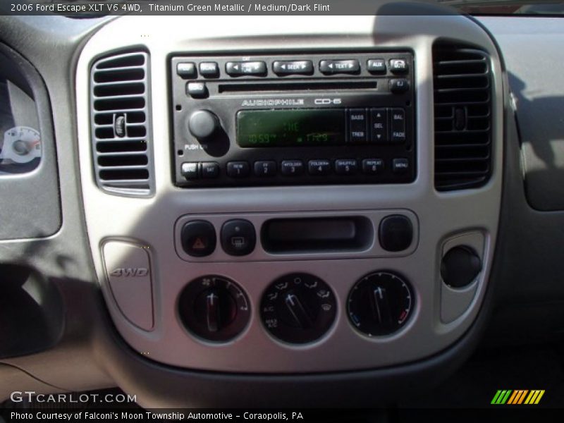 Titanium Green Metallic / Medium/Dark Flint 2006 Ford Escape XLT V6 4WD