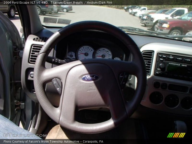 Titanium Green Metallic / Medium/Dark Flint 2006 Ford Escape XLT V6 4WD