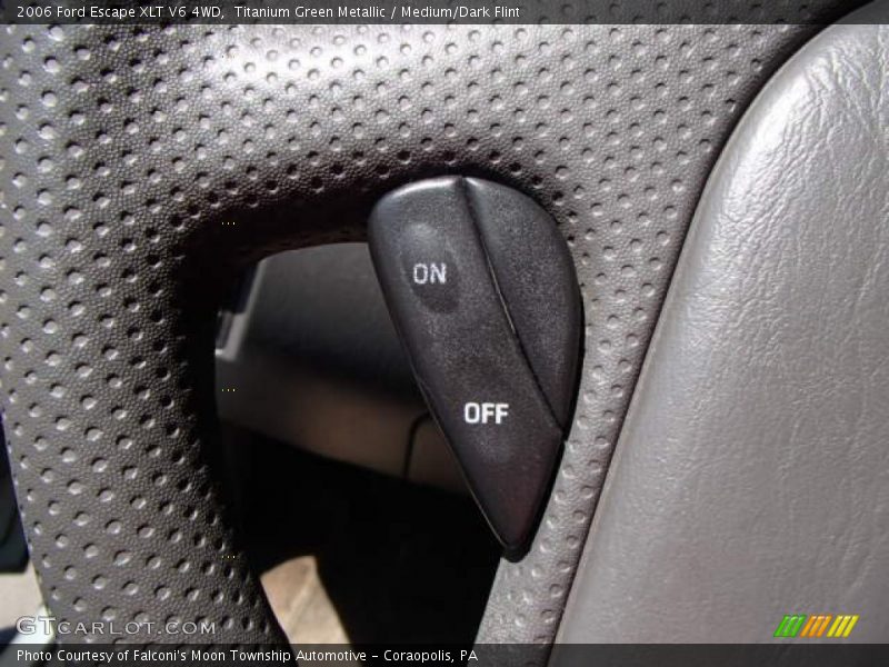 Titanium Green Metallic / Medium/Dark Flint 2006 Ford Escape XLT V6 4WD