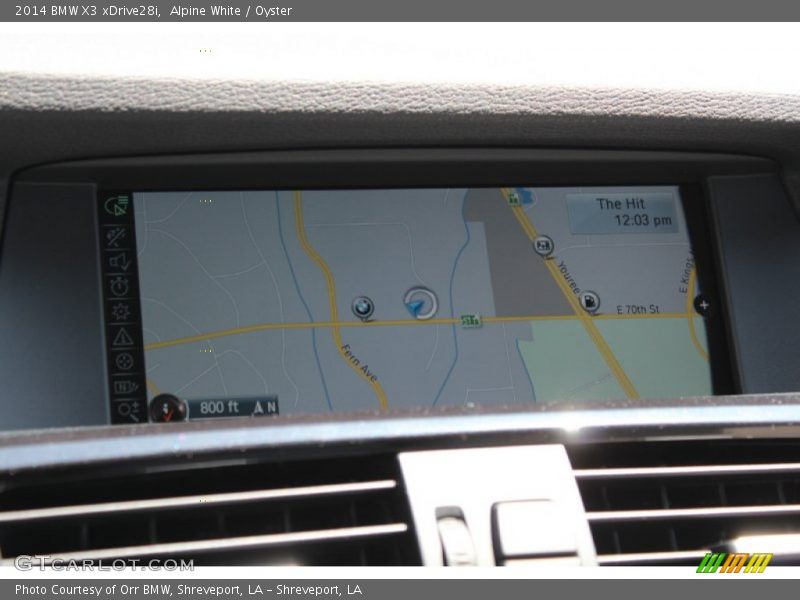 Navigation of 2014 X3 xDrive28i