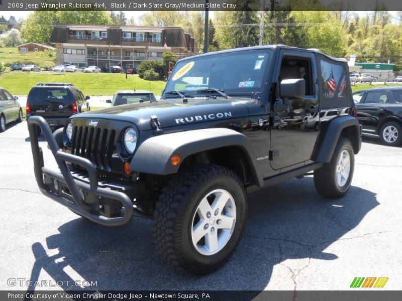 Black / Dark Slate Gray/Medium Slate Gray 2009 Jeep Wrangler Rubicon 4x4