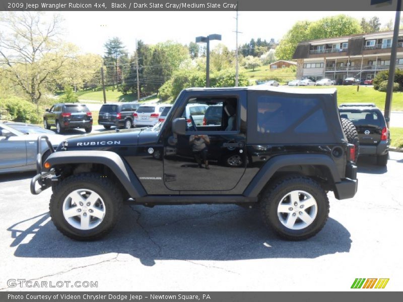 Black / Dark Slate Gray/Medium Slate Gray 2009 Jeep Wrangler Rubicon 4x4