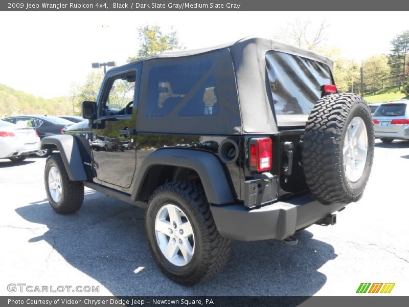 Black / Dark Slate Gray/Medium Slate Gray 2009 Jeep Wrangler Rubicon 4x4