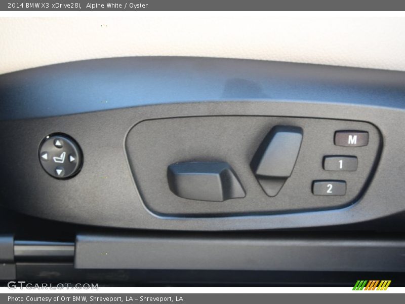 Controls of 2014 X3 xDrive28i